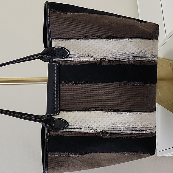 LONGCHAMP Canvas Ombre Le Pliage Tote - Picture 7 of 16